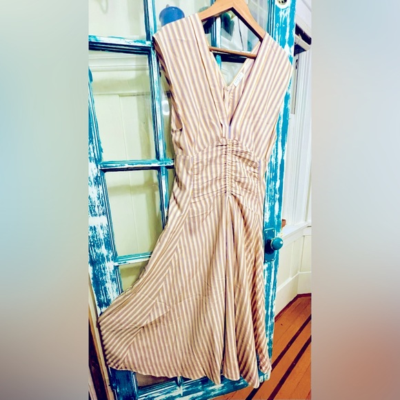 BNWT Cream SANDRO PARIS DRESS SIZE 42! - Picture 8 of 8